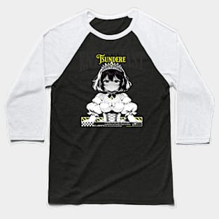 Tsundere Enthusiast - Aesthetic streetwear hard love girl Baseball T-Shirt